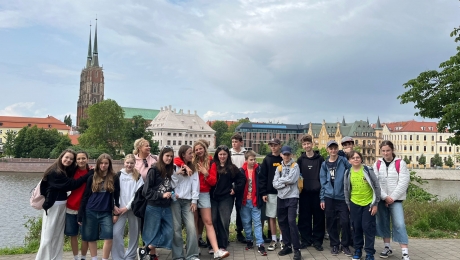 Na zielonej szkole we Wrocławiu