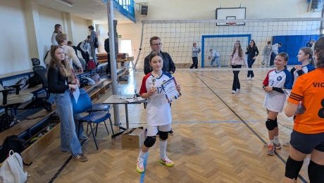 Gminne zawody w piłce siatkowej dziewcząt